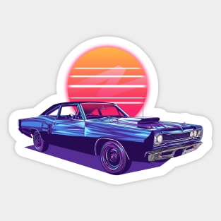 Dodge Charger Classic Car Sticker